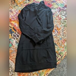 Fabletics black hoodie dress Sz XL